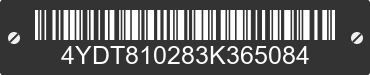 2003 KEYSTONE Keystone 4YDT810283K365084 VIN decoded