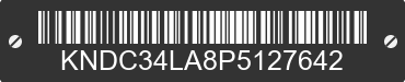 2023 KIA EV6 KNDC34LA8P5127642 VIN decoded