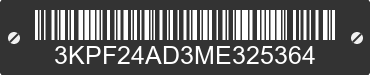 2021 KIA Forte 3KPF24AD3ME325364 VIN decoded