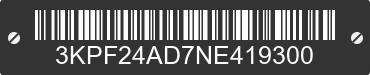 2022 KIA Forte 3KPF24AD7NE419300 VIN decoded