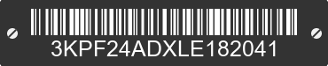 2020 KIA Forte 3KPF24ADXLE182041 VIN decoded