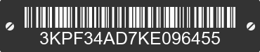 2019 KIA Forte 3KPF34AD7KE096455 VIN decoded