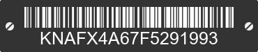 2015 KIA Forte KNAFX4A67F5291993 VIN decoded