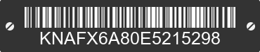 2014 KIA Forte KNAFX6A80E5215298 VIN decoded