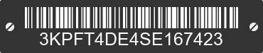2025 KIA K4 3KPFT4DE4SE167423 VIN decoded