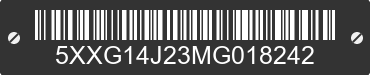 2021 KIA K5 5XXG14J23MG018242 VIN decoded