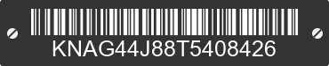 2026 KIA K5 KNAG44J88T5408426 VIN decoded