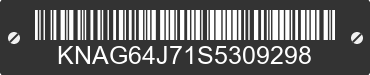 2025 KIA K5 KNAG64J71S5309298 VIN decoded