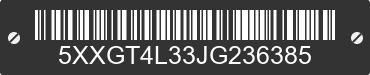 2018 KIA Optima 5XXGT4L33JG236385 VIN decoded