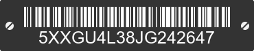 2018 KIA Optima 5XXGU4L38JG242647 VIN decoded