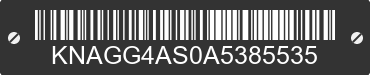 2010 KIA Optima KNAGG4AS0A5385535 VIN decoded