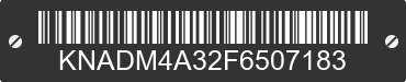2015 KIA Rio KNADM4A32F6507183 VIN decoded