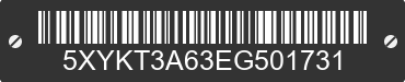 2014 KIA Sorento 5XYKT3A63EG501731 VIN decoded