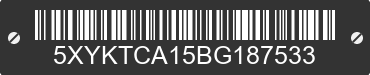 2011 KIA Sorento 5XYKTCA15BG187533 VIN decoded