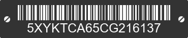 2012 KIA Sorento 5XYKTCA65CG216137 VIN decoded