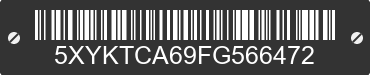 2015 KIA Sorento 5XYKTCA69FG566472 VIN decoded