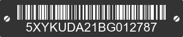 2011 KIA Sorento 5XYKUDA21BG012787 VIN decoded
