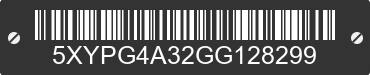 2016 KIA Sorento 5XYPG4A32GG128299 VIN decoded