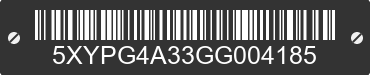 2016 KIA Sorento 5XYPG4A33GG004185 VIN decoded
