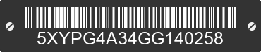 2016 KIA Sorento 5XYPG4A34GG140258 VIN decoded