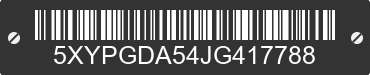 2018 KIA Sorento 5XYPGDA54JG417788 VIN decoded