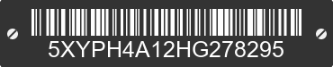 2017 KIA Sorento 5XYPH4A12HG278295 VIN decoded