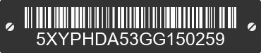 2016 KIA Sorento 5XYPHDA53GG150259 VIN decoded