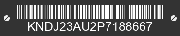 2023 KIA Soul KNDJ23AU2P7188667 VIN decoded