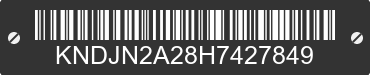 2017 KIA Soul KNDJN2A28H7427849 VIN decoded