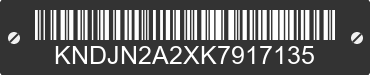 2019 KIA Soul KNDJN2A2XK7917135 VIN decoded