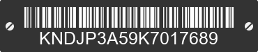 2019 KIA Soul KNDJP3A59K7017689 VIN decoded