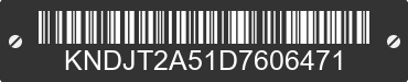 2013 KIA Soul KNDJT2A51D7606471 VIN decoded