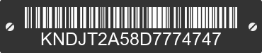 2013 KIA Soul KNDJT2A58D7774747 VIN decoded