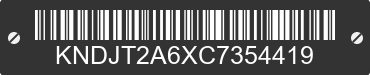2012 KIA Soul KNDJT2A6XC7354419 VIN decoded