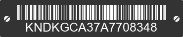2010 KIA Sportage KNDKGCA37A7708348 VIN decoded