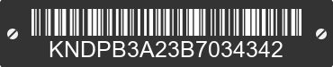 2011 KIA Sportage KNDPB3A23B7034342 VIN decoded