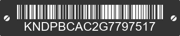 2016 KIA Sportage KNDPBCAC2G7797517 VIN decoded