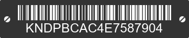 2014 KIA Sportage KNDPBCAC4E7587904 VIN decoded