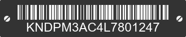 2020 KIA Sportage KNDPM3AC4L7801247 VIN decoded