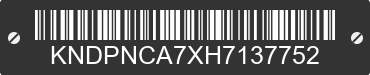 2017 KIA Sportage KNDPNCA7XH7137752 VIN decoded