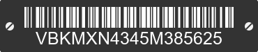 2005 KTM Closed Course Competition VBKMXN4345M385625 VIN decoded