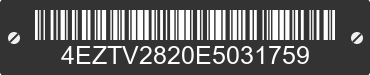 2014 KZ-RV Goldrush 4EZTV2820E5031759 VIN decoded