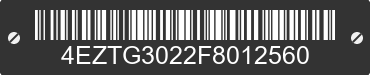 2015 KZ-RV MXT 4EZTG3022F8012560 VIN decoded