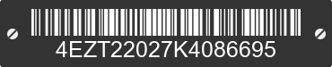 2019 KZ-RV Sonic 4EZT22027K4086695 VIN decoded