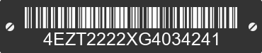 2016 KZ-RV Sonic 4EZT2222XG4034241 VIN decoded