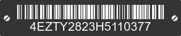 2017 KZ-RV Stoneridge 4EZTY2823H5110377 VIN decoded