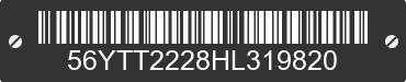 2017 LANCE CAMPER Lance Camper 56YTT2228HL319820 VIN decoded