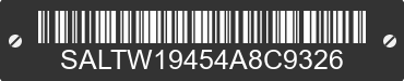 2004 LAND ROVER Discovery SALTW19454A8C9326 VIN decoded
