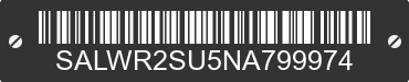 2022 LAND ROVER Range Rover Sport SALWR2SU5NA799974 VIN decoded
