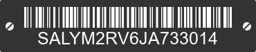 2018 LAND ROVER Range Rover Velar SALYM2RV6JA733014 VIN decoded
